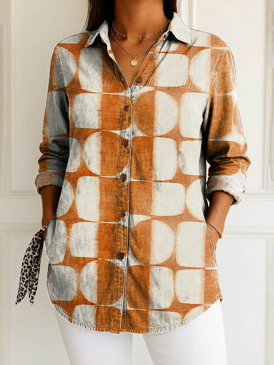 Maeli™ – geometrisk bluse