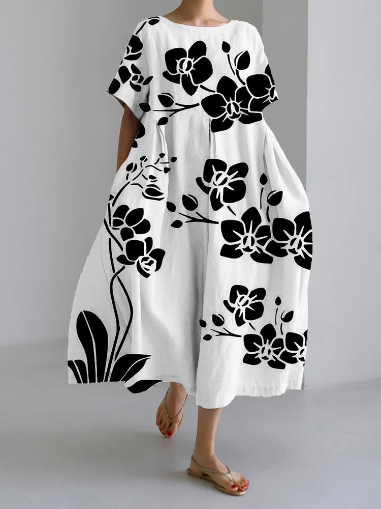 MARISELLA | Blomsterkjole med Stil og Komfort