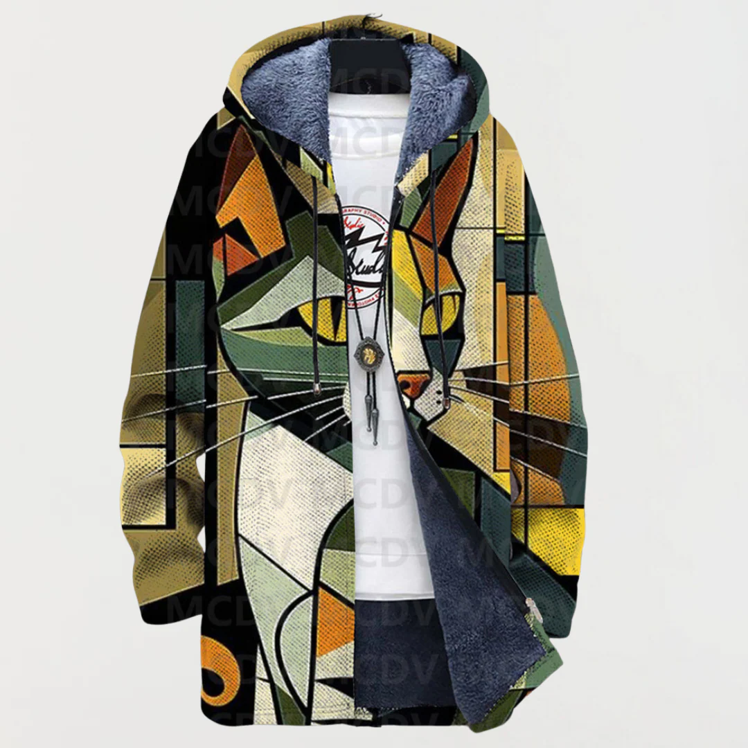 Ottavia - En Premium Jakke, Hvor Tidøst Stil Møder Kunstnerisk Inspiration.