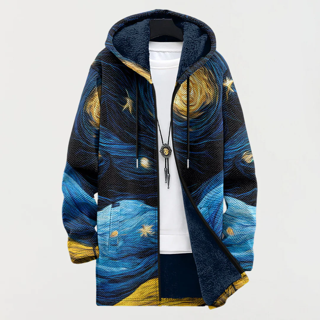 Leandra – En Premium Jakke med Kunstnerisk Inspiration