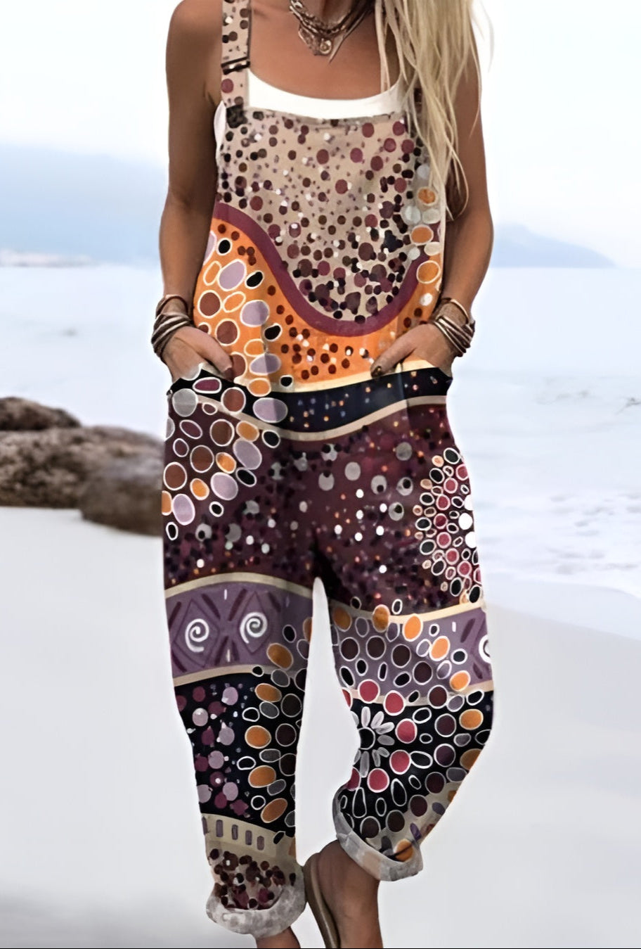 Thilde™ | Boho Kunst Dungarees