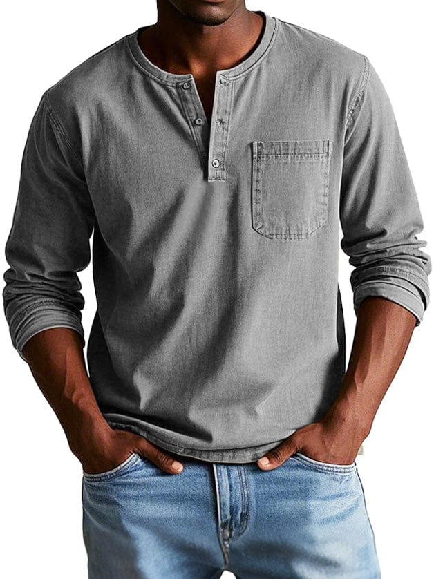 Frederik | Vintage Henley Trøje