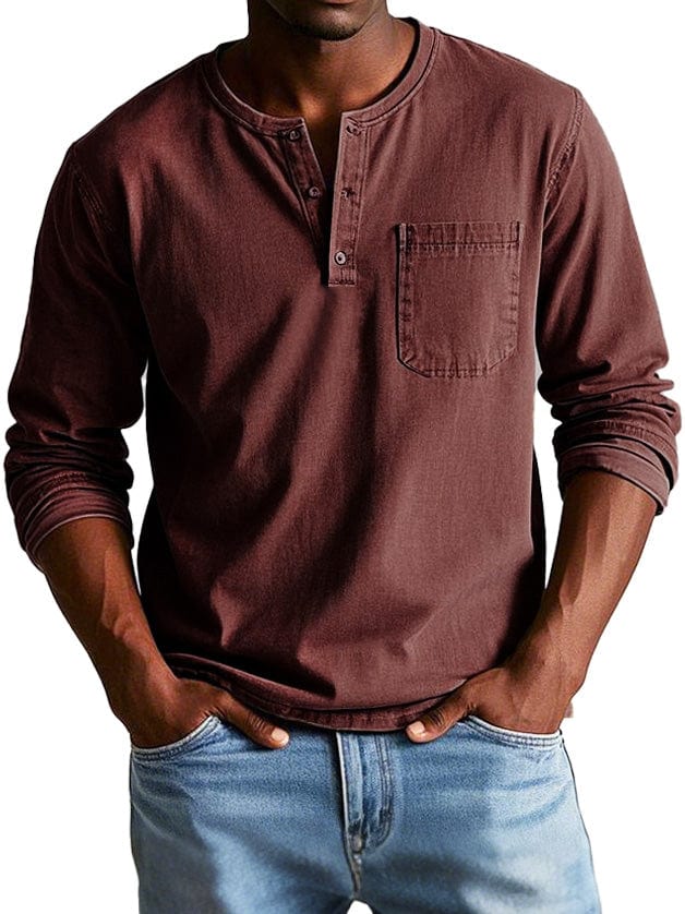 Frederik | Vintage Henley Trøje