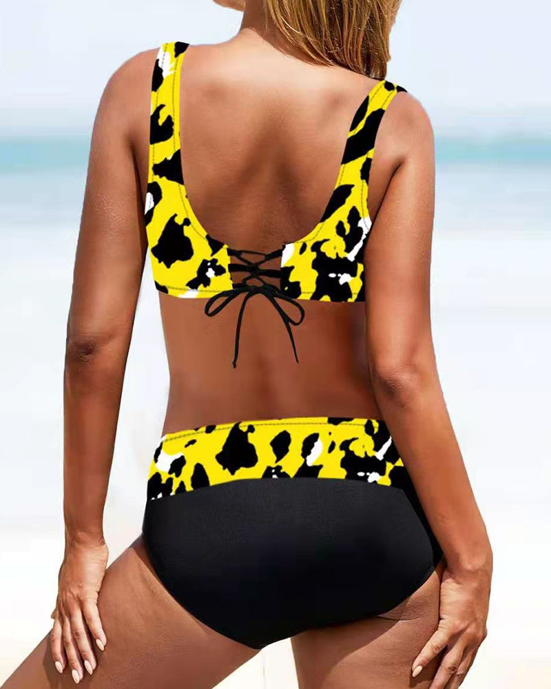 Emma™ | Farverig bikinibadedragt