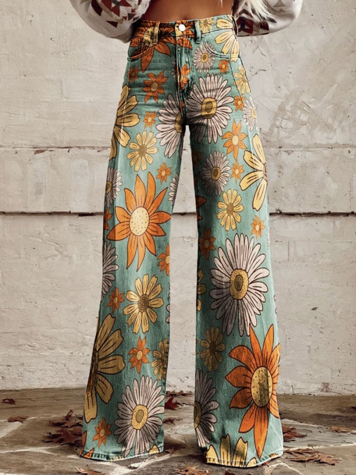 Ditte | Festival Bloom Bred-Bukser