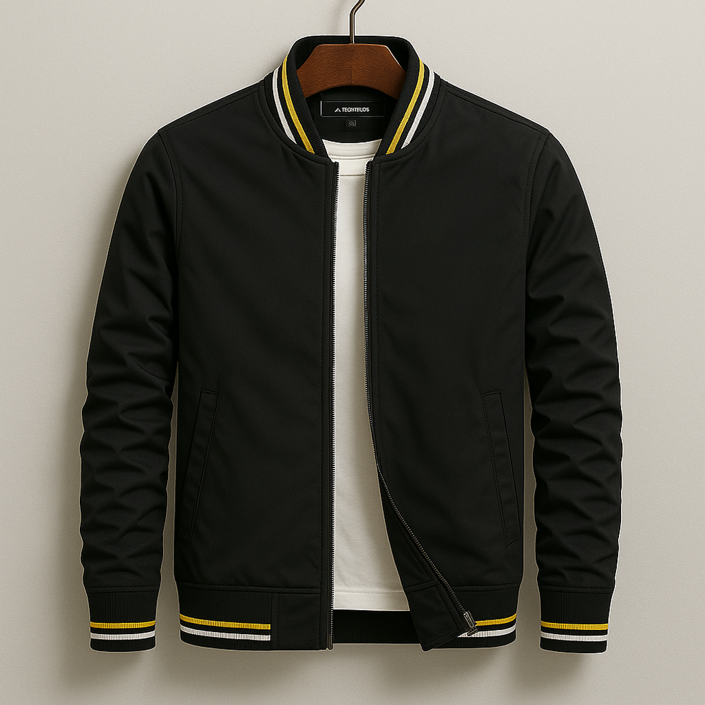 Henrik™ | Elegant bomberjakke med striber