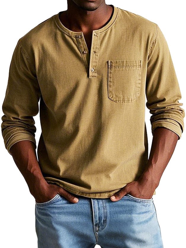 Frederik | Vintage Henley Trøje
