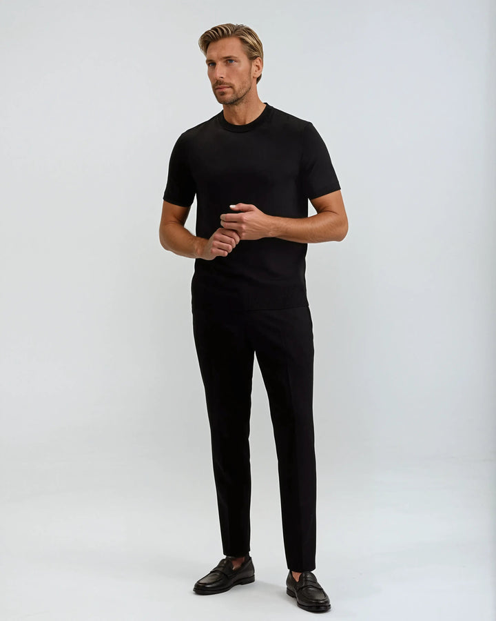 Signature Supima T-shirt – Profond Sort