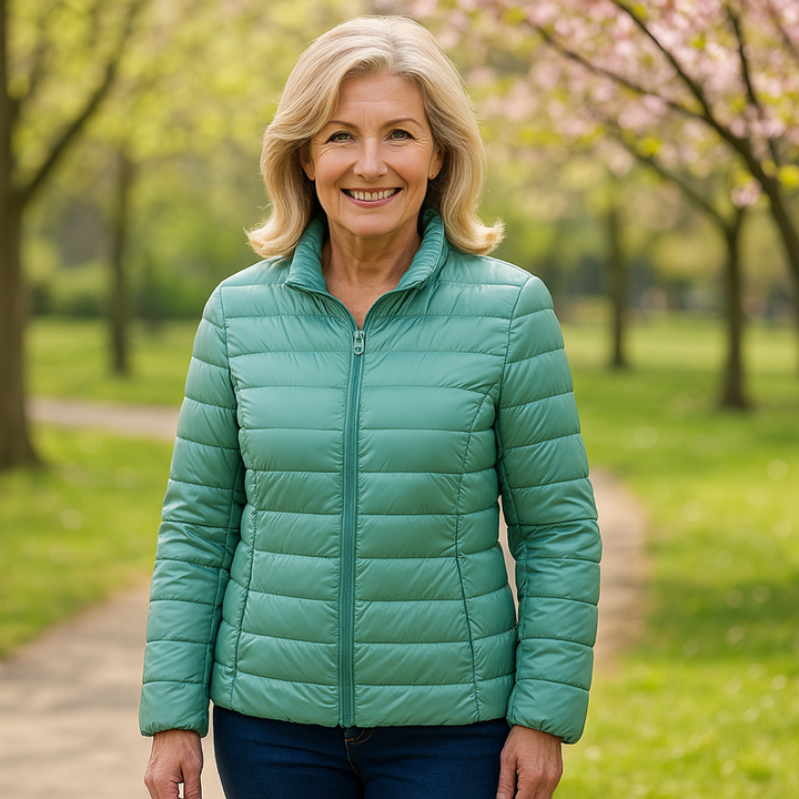 Ulla Padded Mid-Layer | Mint Green