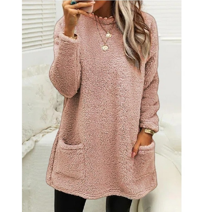 Lucy™ - Fleece Pullover Lang Trøje