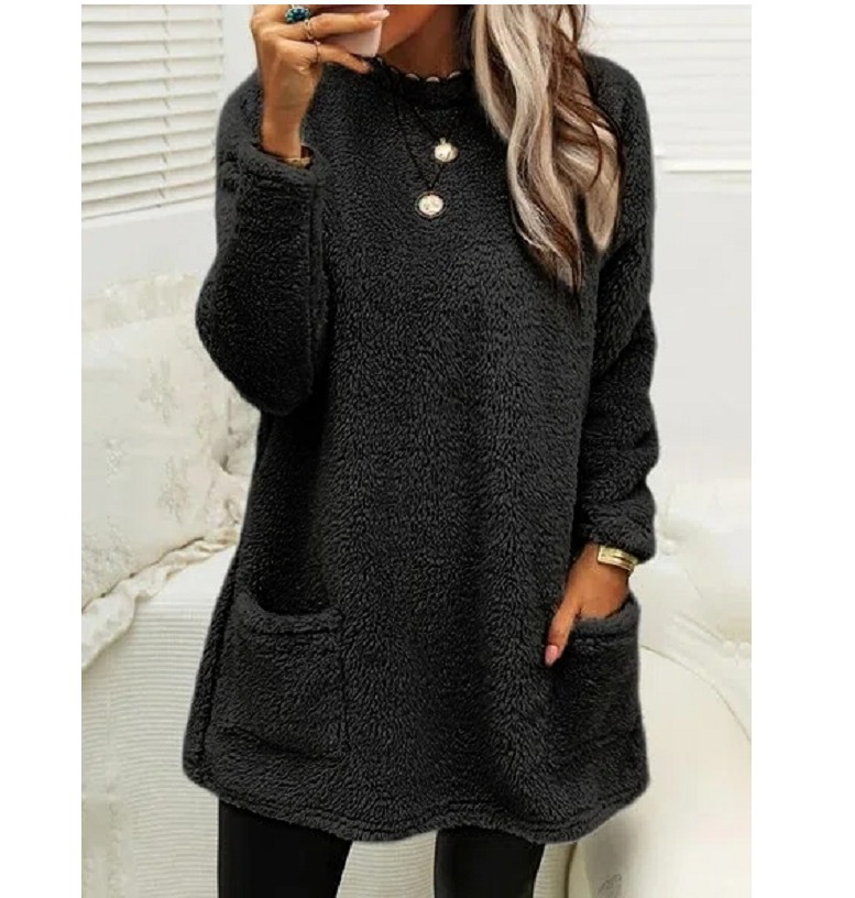 Lucy™ - Fleece Pullover Lang Trøje