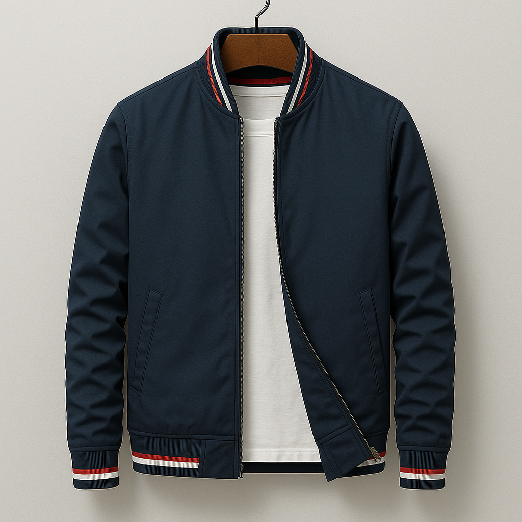Henrik™ | Elegant bomberjakke med striber