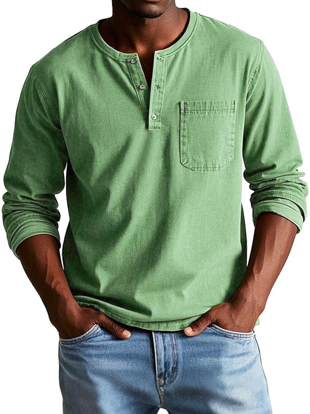 Frederik | Vintage Henley Trøje