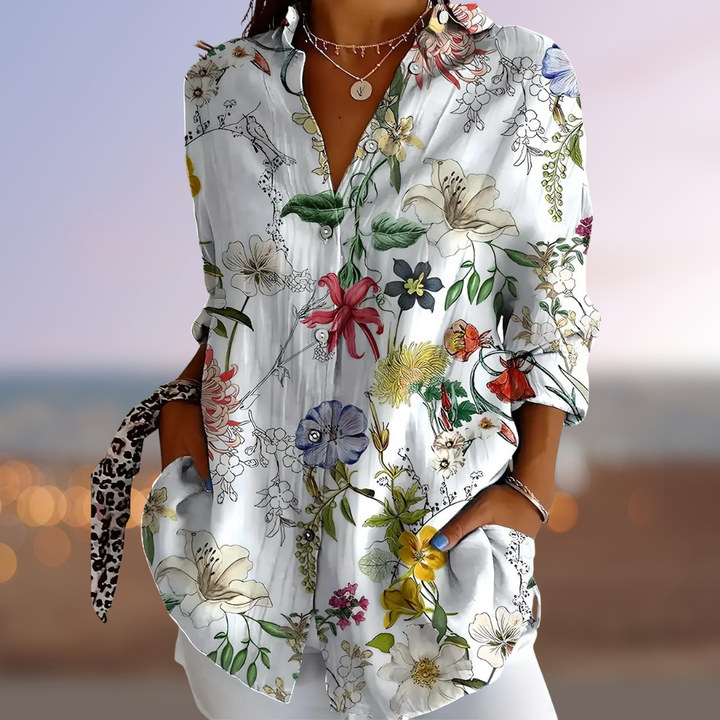 Lysandra™ – blomstermønstret bluse