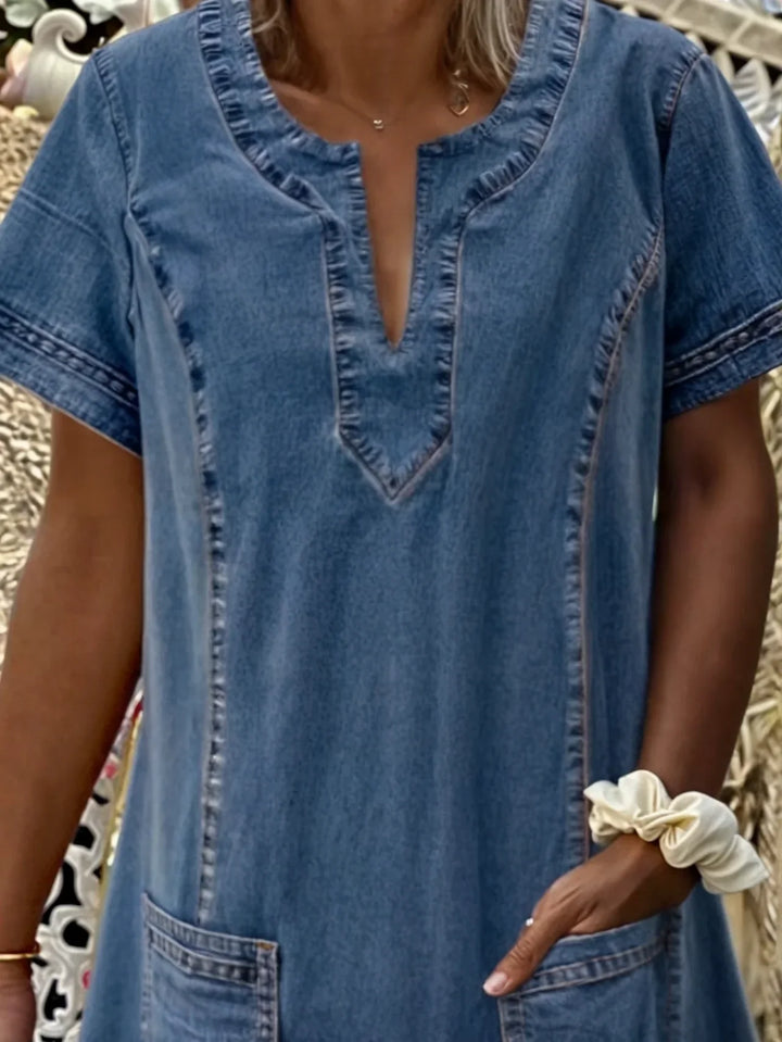 Karla ® | Blød Denim Kjole