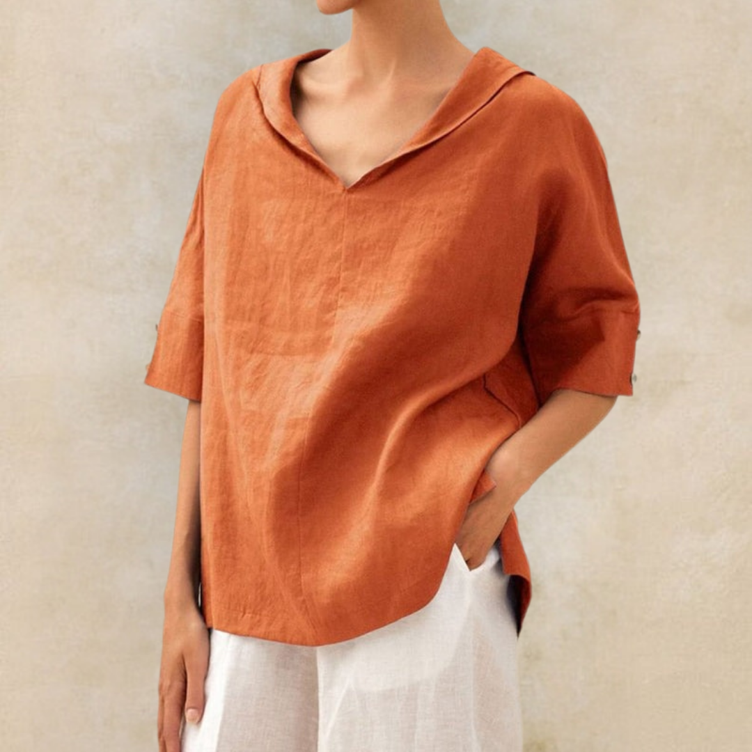 Elisa™ | Casual Loose-Fit Bluse