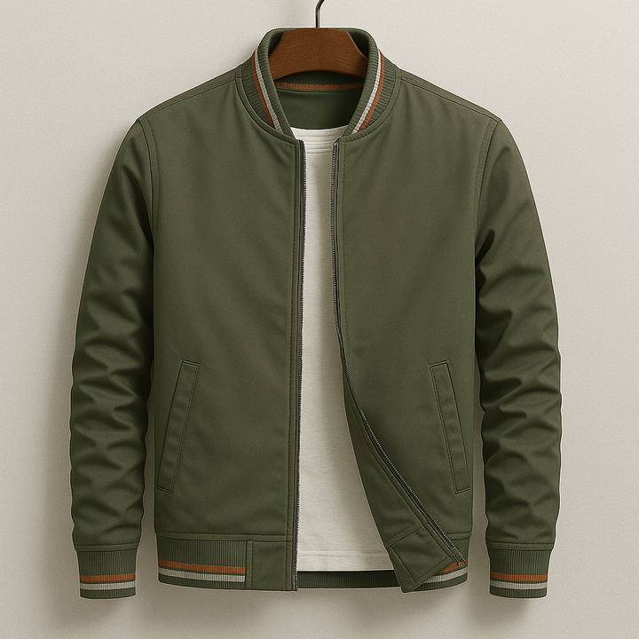 Henrik™ | Elegant bomberjakke med striber