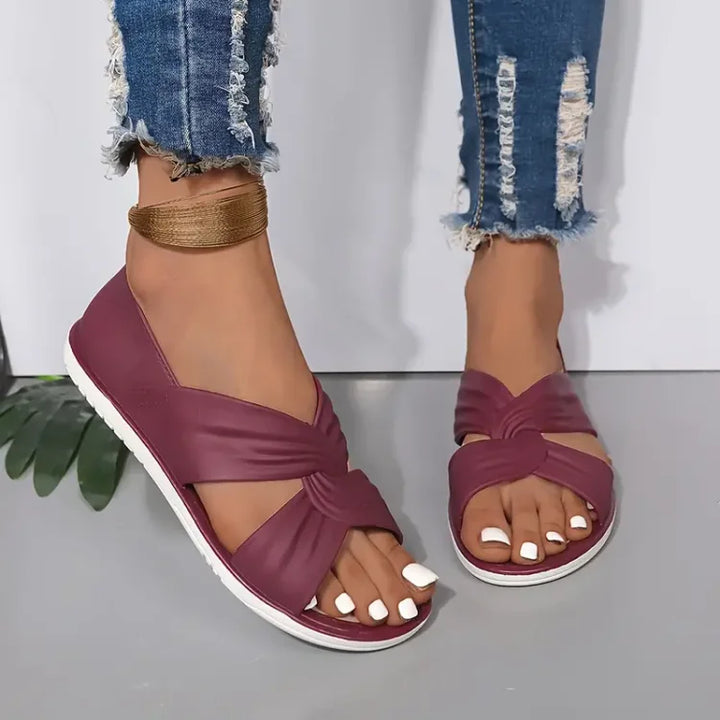 Eliva™ – Ortopædiske Sandaler med Kobberstøtte og Memory Foam