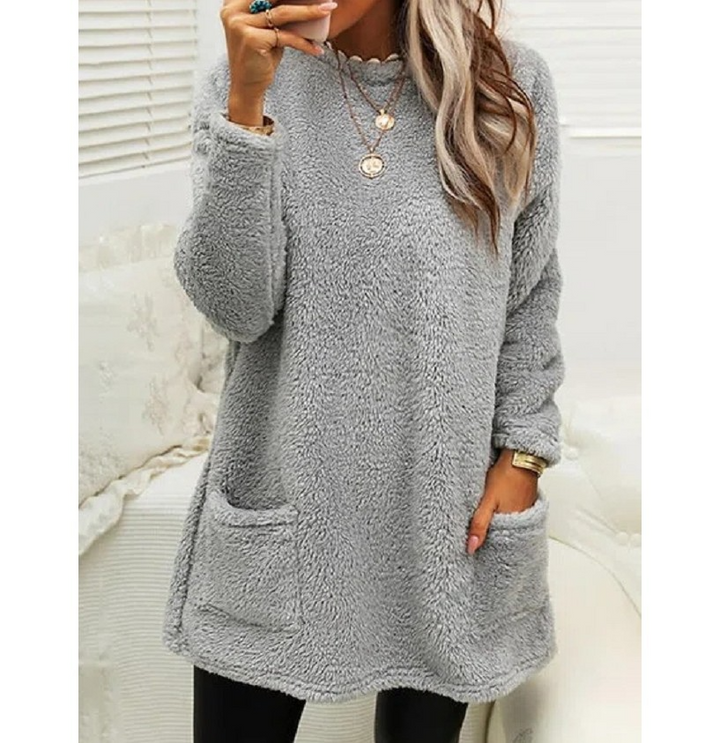 Lucy™ - Fleece Pullover Lang Trøje