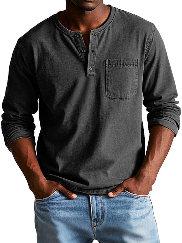 Frederik | Vintage Henley Trøje