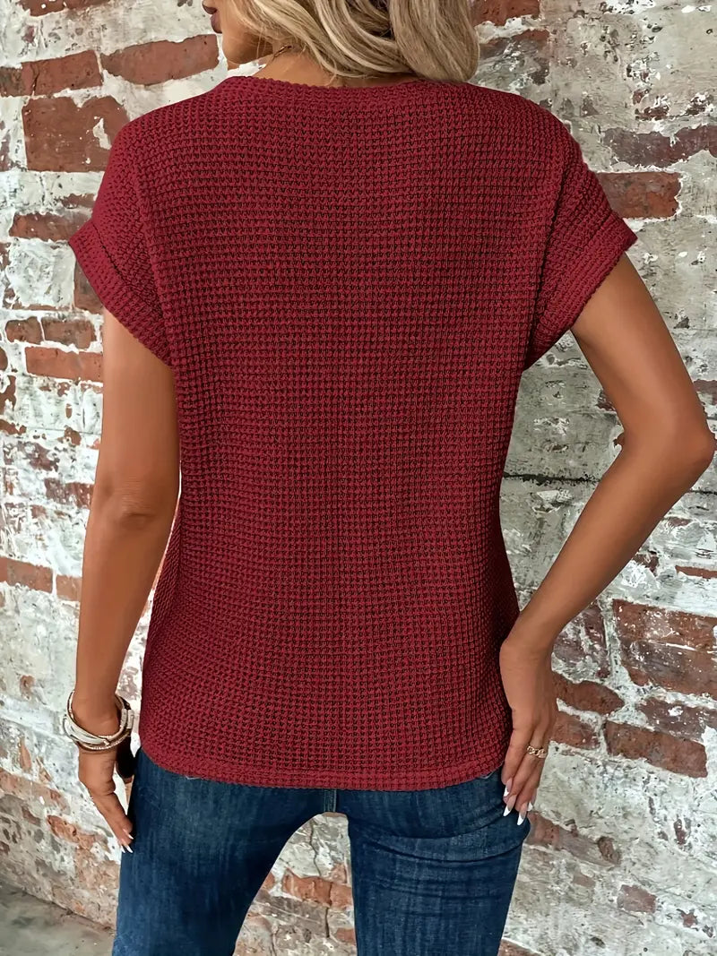 Gretel™ - Løs Pasform Korte Ærmer T-shirt