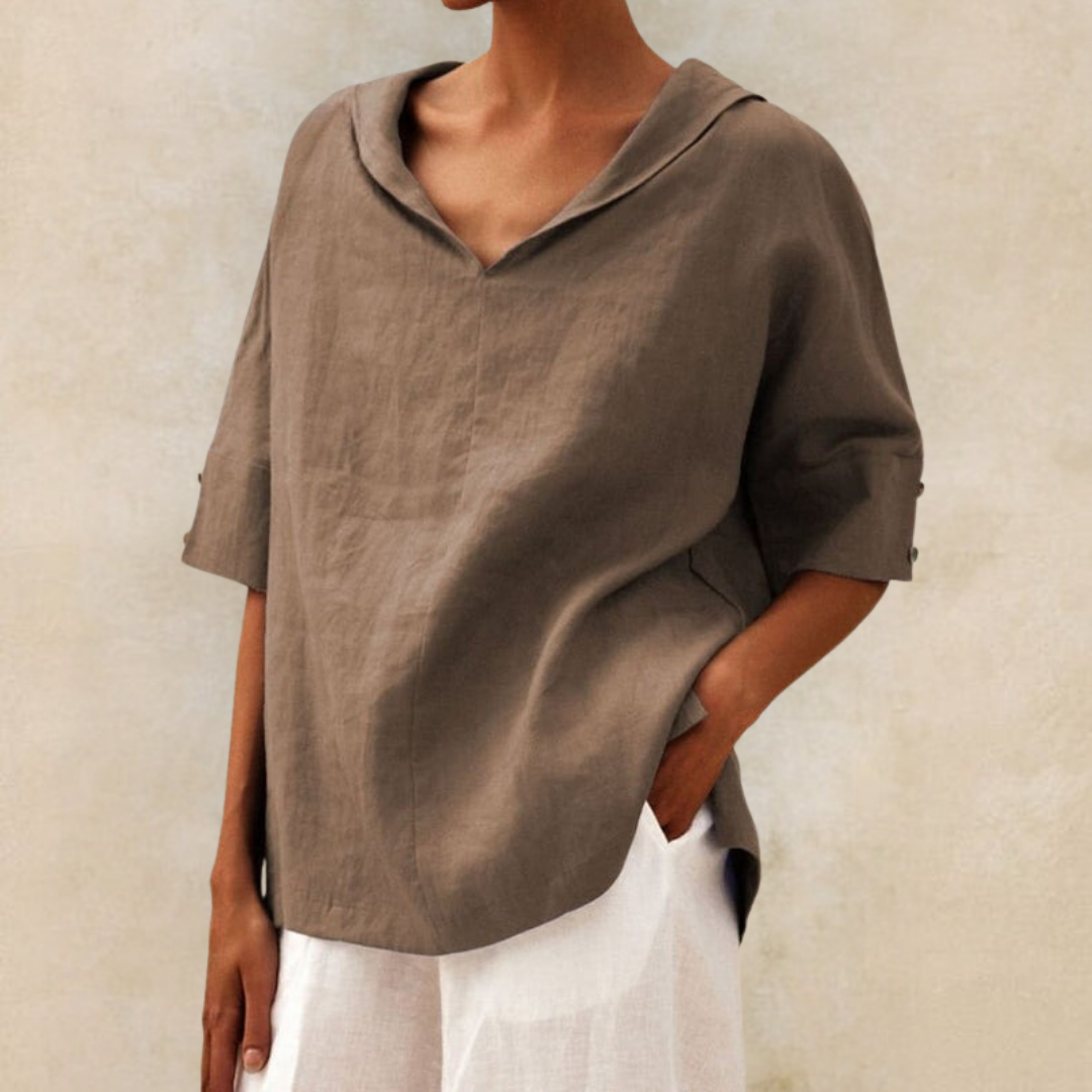 Elisa™ | Casual Loose-Fit Bluse