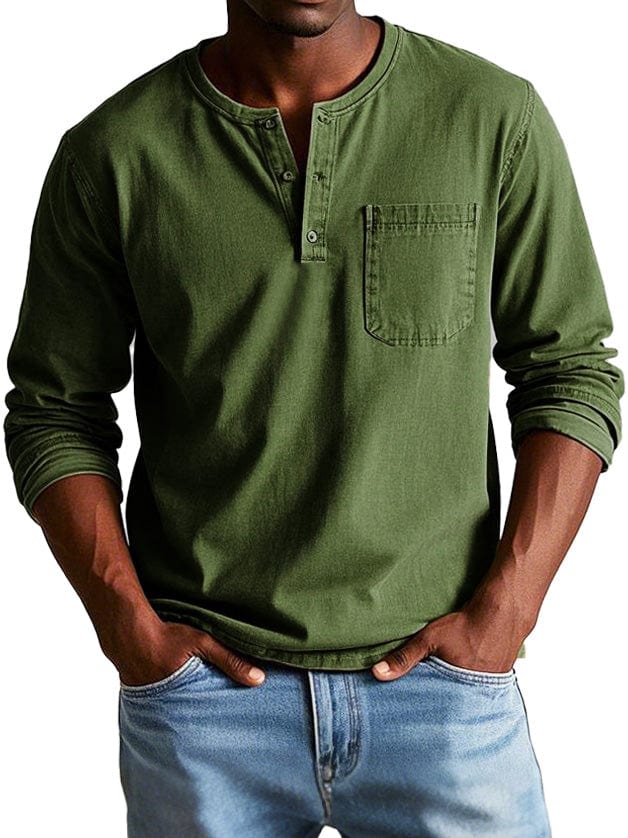 Frederik | Vintage Henley Trøje