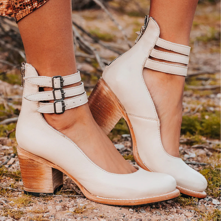 Ginevra™ - Multi-strop pumps med chunky hæl