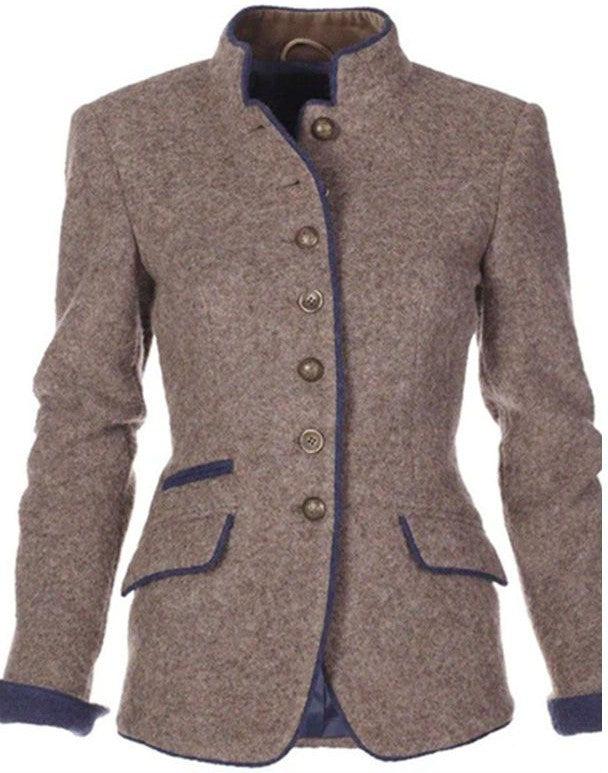 Vicky – Høj-Krave Cardigan