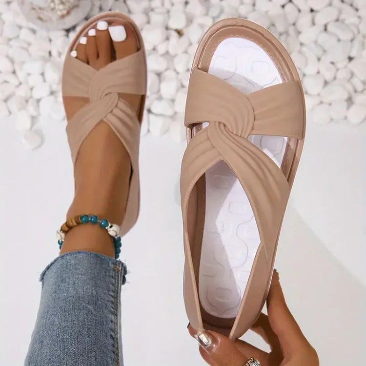 Eliva™ – Ortopædiske Sandaler med Kobberstøtte og Memory Foam