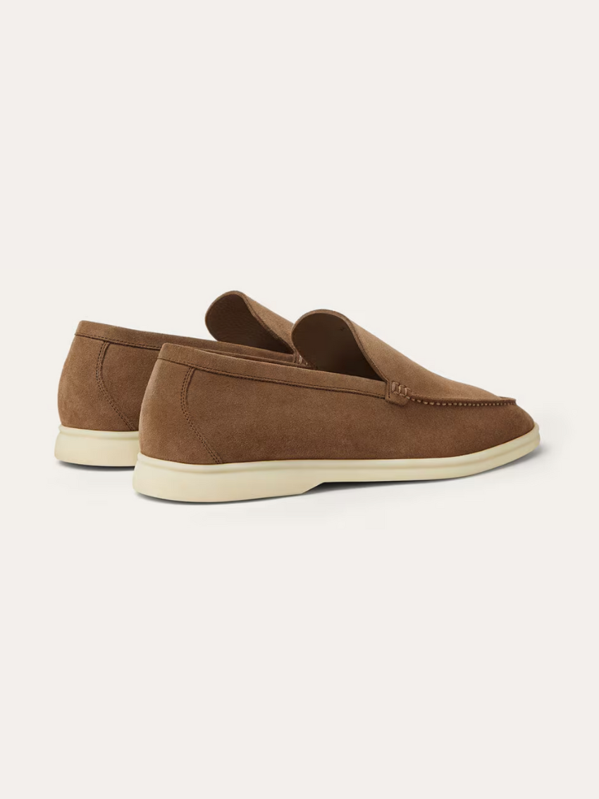Forfinet Suede Loafers – Brun