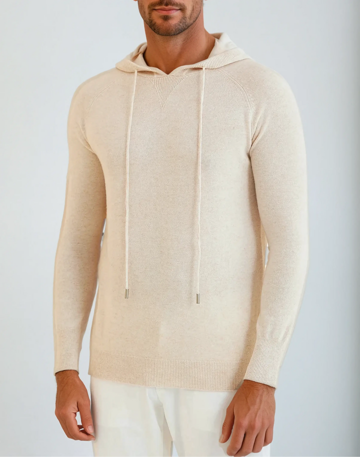 Essentiel Cashmere Hoodie - Crème Beige