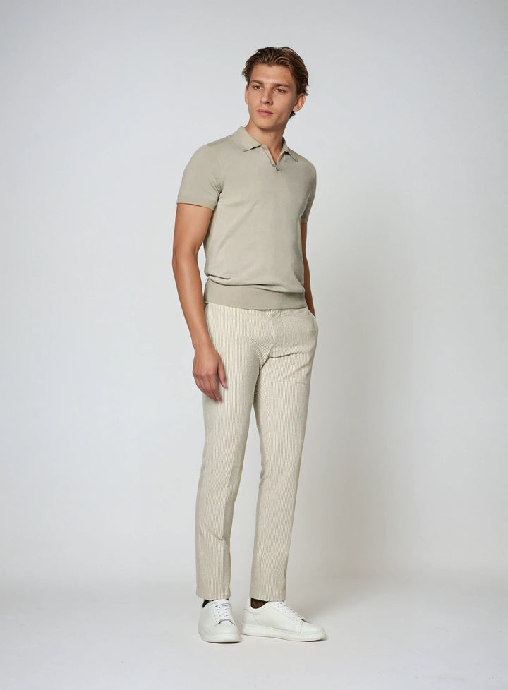 Polo Uden Knapper - Taupe