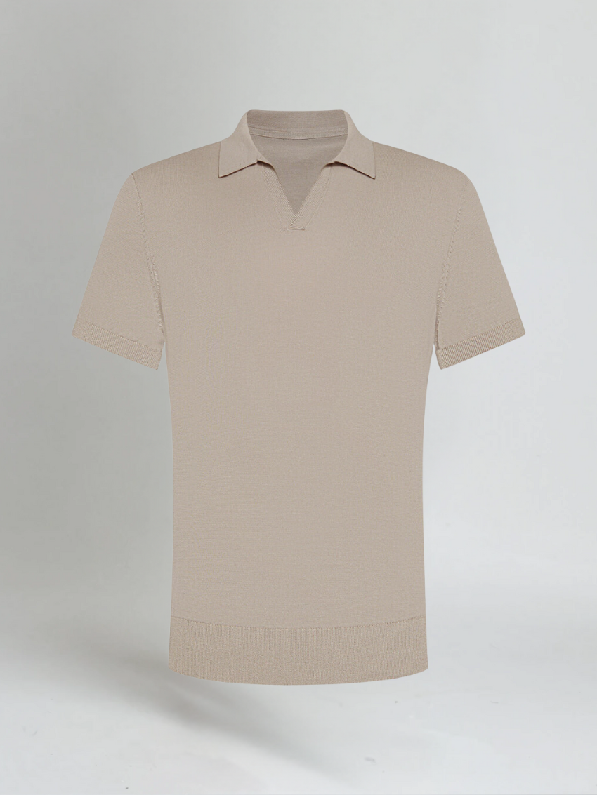 Polo Uden Knapper - Taupe