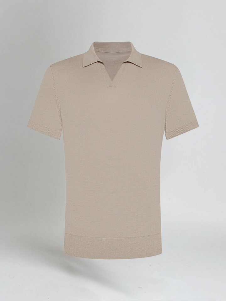 Polo Uden Knapper - Taupe
