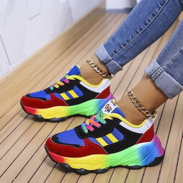 Aurora™ - Farverige Ortopædiske Sneakers til Komfort og Stil