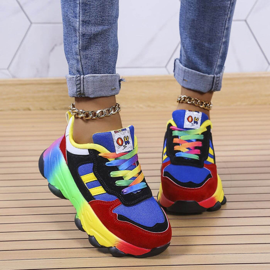 Aurora™ - Farverige Ortopædiske Sneakers til Komfort og Stil