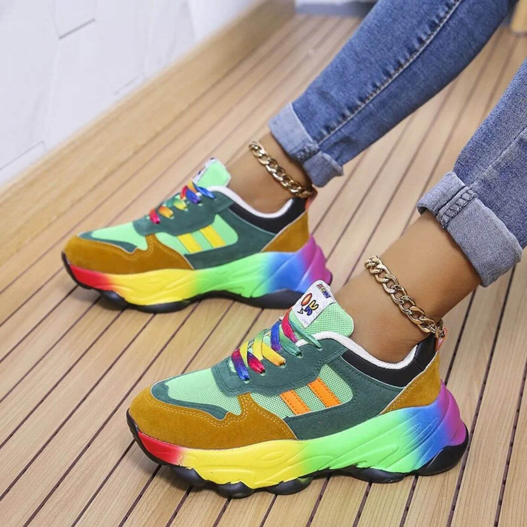 Aurora™ - Farverige Ortopædiske Sneakers til Komfort og Stil