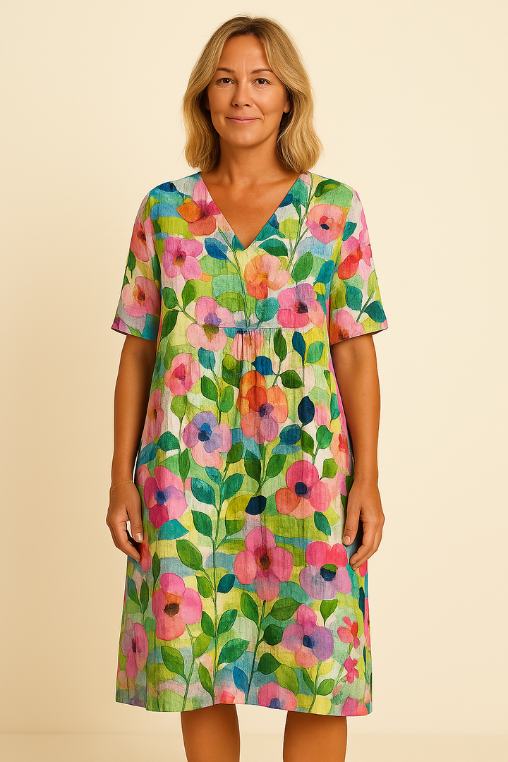 Nicka™ | Kjole med blomstermønster
