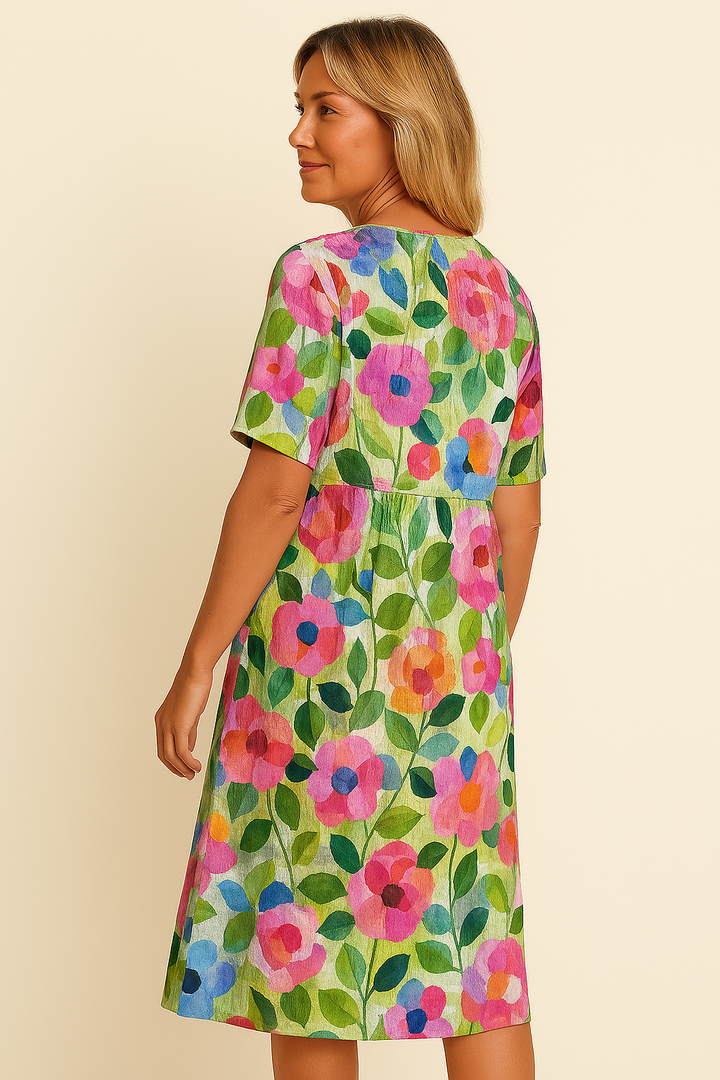 Nicka™ | Kjole med blomstermønster