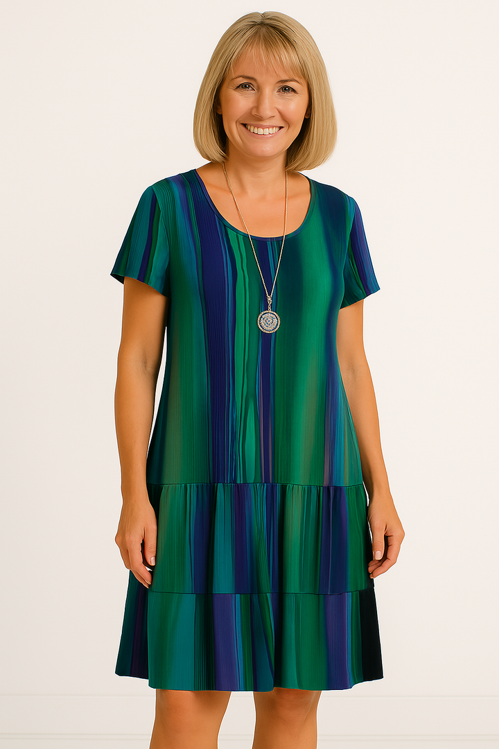 Jamie™ | Stilfuld Flydende Casual Kjole