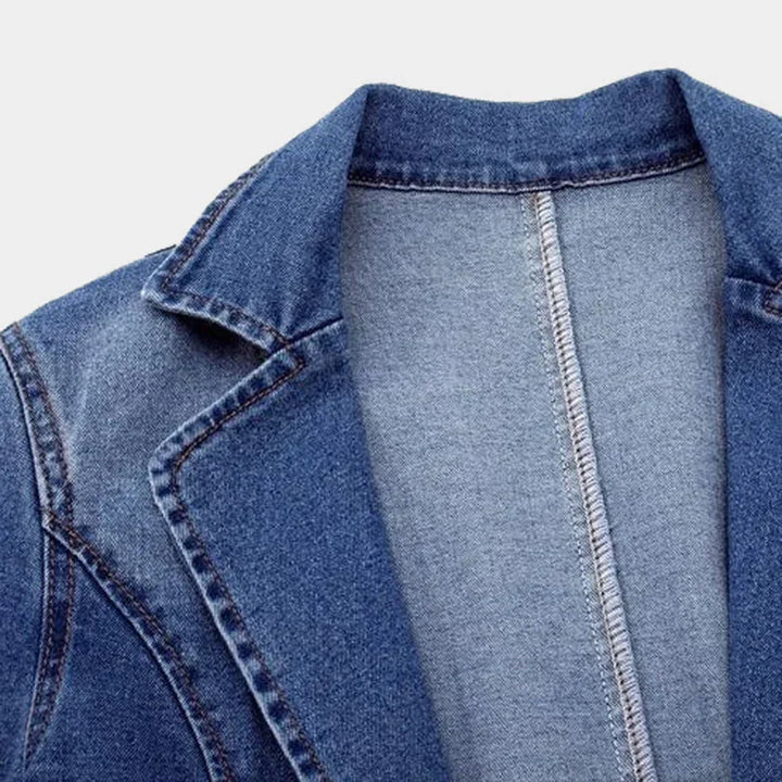 Camilla | Stilren denimblazer