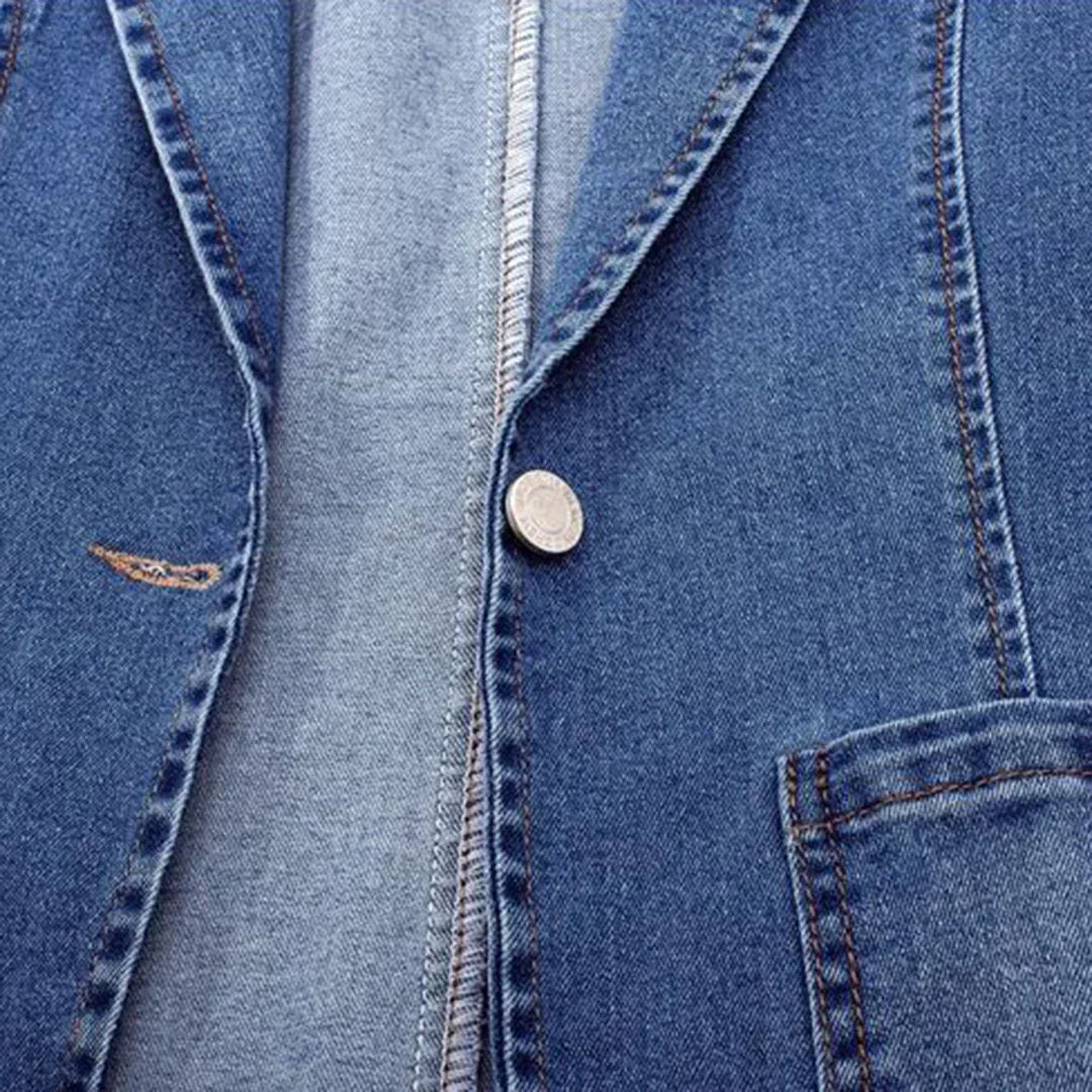 Camilla | Stilren denimblazer