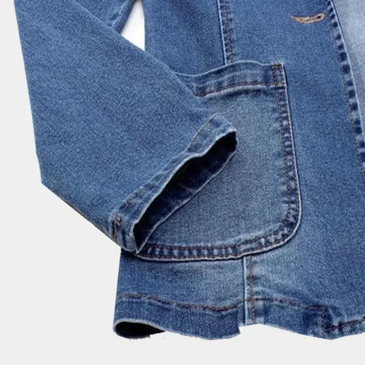 Camilla | Stilren denimblazer