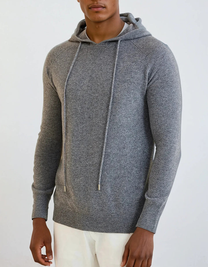 Essential Cashmere Hoodie - Mørkegrå