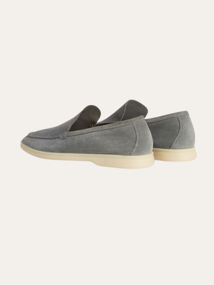 Forfinede Suede Loafers – Mørkegrå