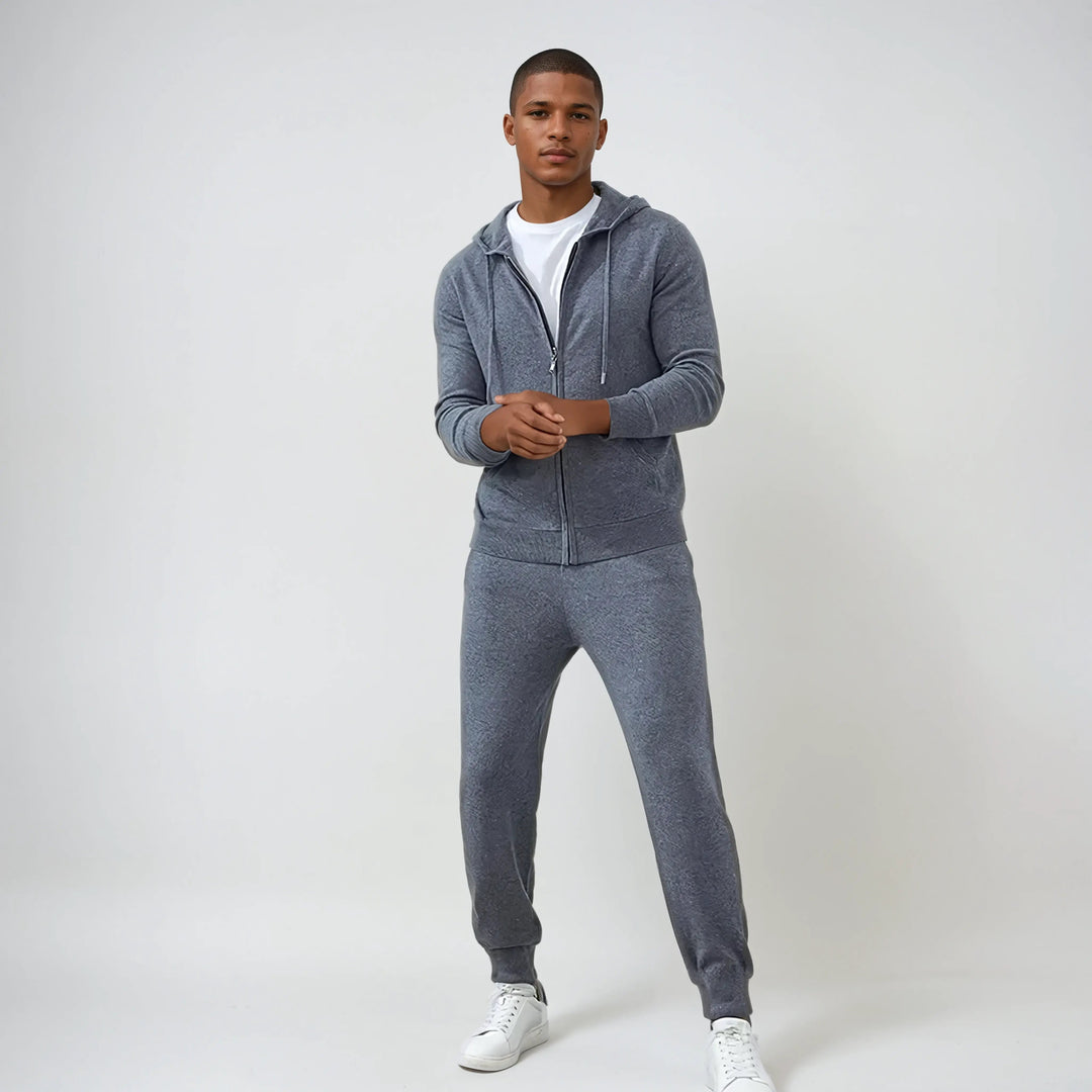 Forfinet Cashmere Bukser – Mørkegrå