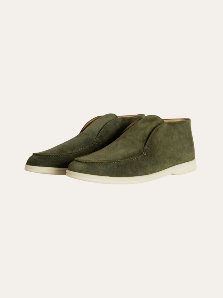 Suedes City Loafers - Dyb Grøn