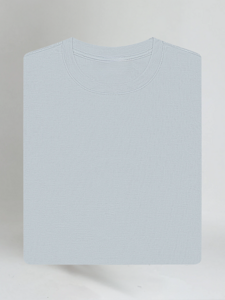 Signature Supima T-shirt – Lys grå