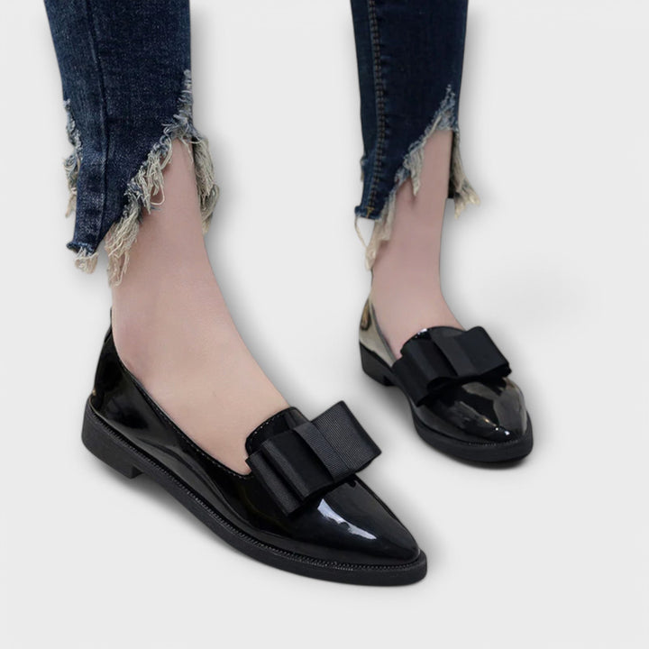 Heidi™ | Elegante mokkasiner med sløjfe